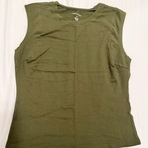 Banana Republic Olive Green Sleeveless Tank